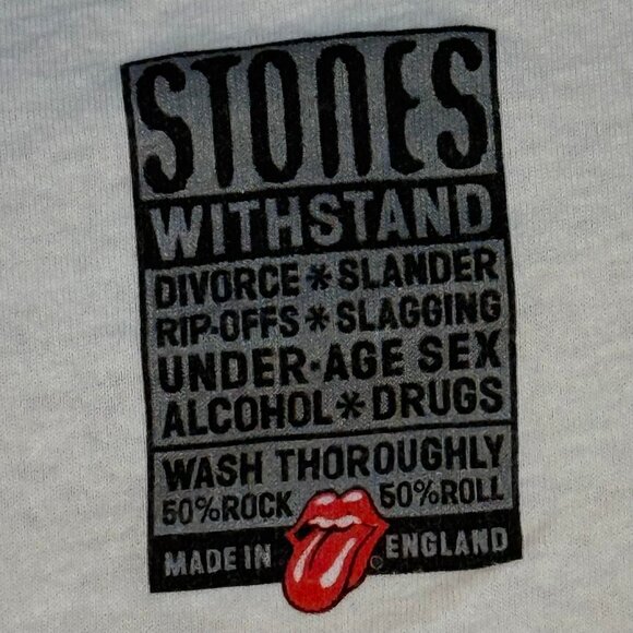 Vintage 1990s Rolling Stones Voodoo Lounge Concert T-Shirt 94-95 Tour Brockum XL - Picture 3 of 5